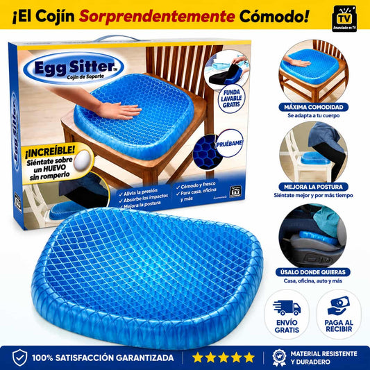 Cojín Gel Antipresión para Coxis y Espalda Baja