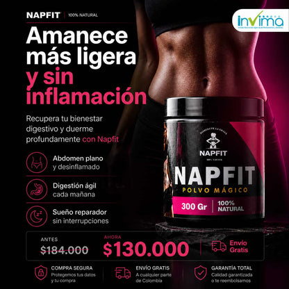 NAPFIT: Abdomen Desinflamado, Energía Diaria y Descanso Reparador (300g)