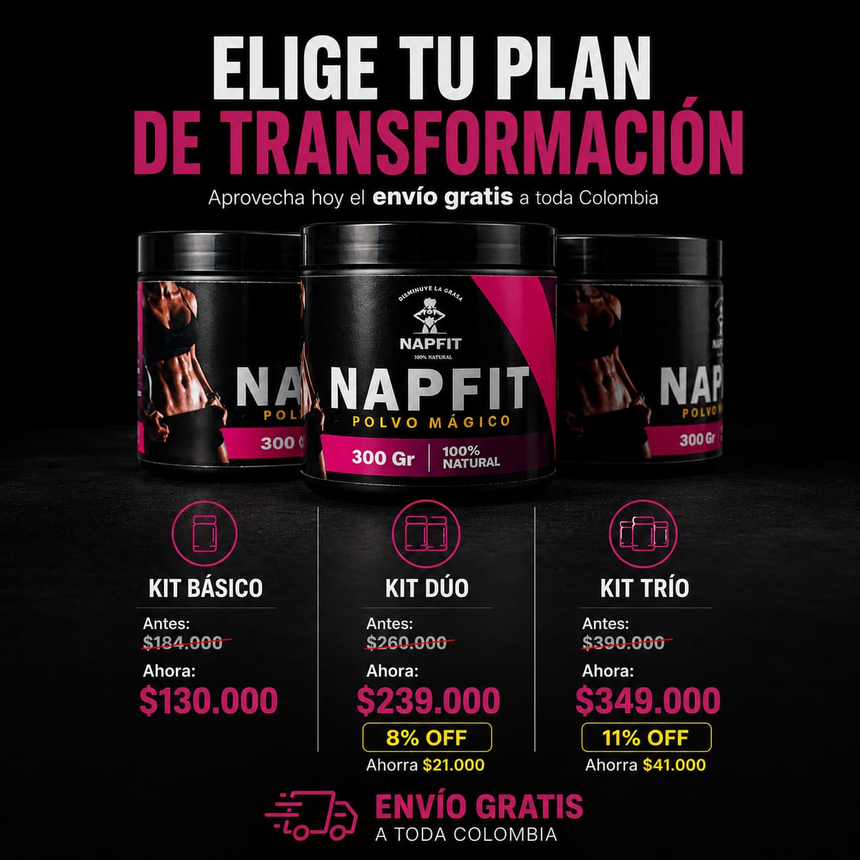 NAPFIT: Abdomen Desinflamado, Energía Diaria y Descanso Reparador (300g)