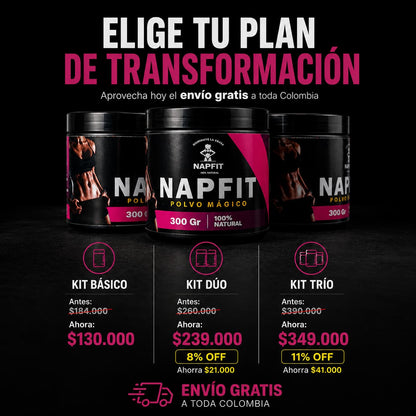 NAPFIT: Abdomen Desinflamado, Energía Diaria y Descanso Reparador (300g)