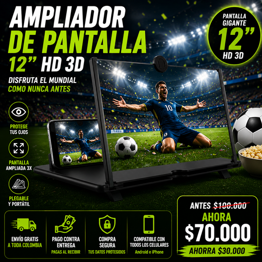 Amplificador negro Imagen Lupa Pantalla