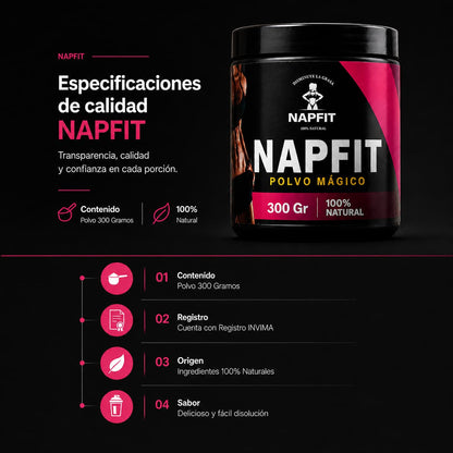 NAPFIT: Abdomen Desinflamado, Energía Diaria y Descanso Reparador (300g)