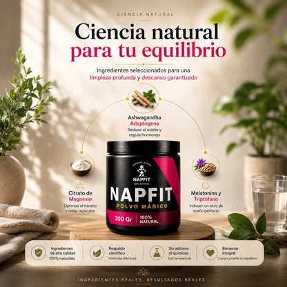 NAPFIT: Abdomen Desinflamado, Energía Diaria y Descanso Reparador (300g)